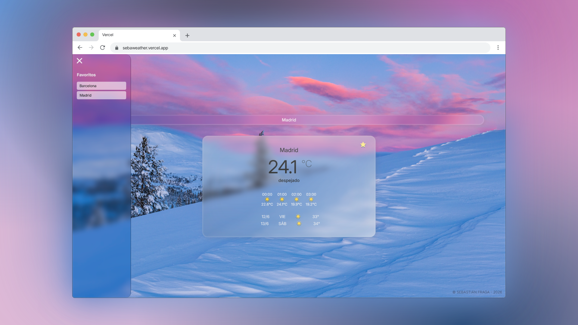 Captura de SebaWeather